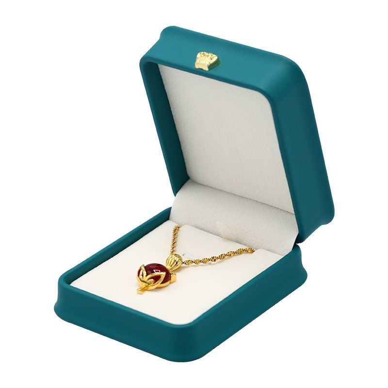 Drukowanie logo na zamówienie Luxury PU Jewelry Box Portable Travel Earring Jewelry Storage Bag Double Storage Box