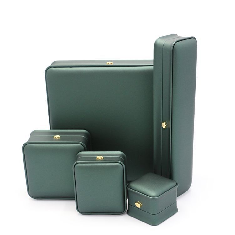 Drukowanie logo na zamówienie Luxury PU Jewelry Box Portable Travel Earring Jewelry Storage Bag Double Storage Box