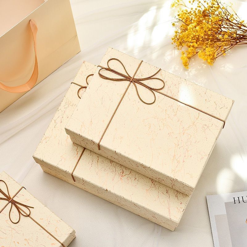 Solid Color Christmas Rigid Gift Packaging Box Kartonowa kartona papierowa