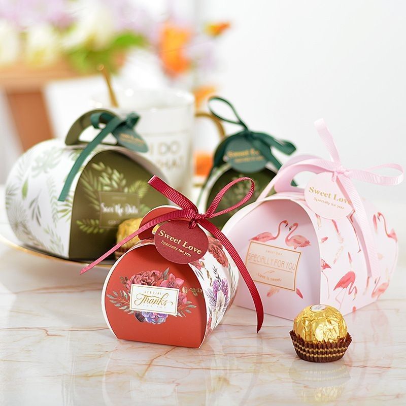 Bright Color Bloom Printed Customized Gift Box Packaging Paper Candy Gift Box (Błyszczący kolor Bloom wydrukowany)