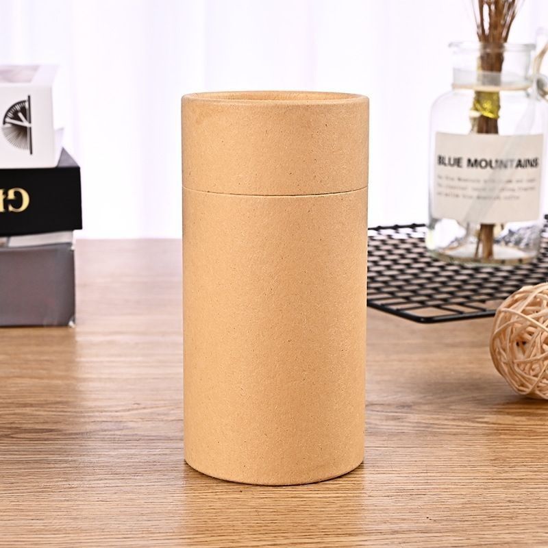 Produkty spożywcze Kraft Paper Round Tube Box For Tea Coffee Flower Gift Packaging Dostosowywalne