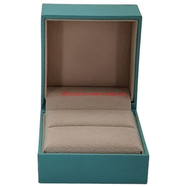 Clamshell Design Elegant Green Color Rigid Cardboard Proposal Ring Gift Box w formacie CDR/EPS/JPG/TIF