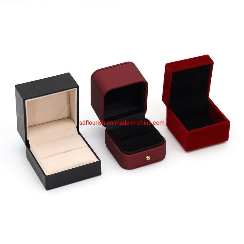 Clamshell Design Elegant Green Color Rigid Cardboard Proposal Ring Gift Box w formacie CDR/EPS/JPG/TIF