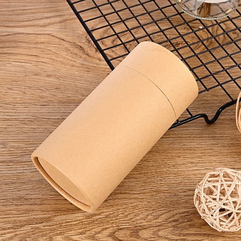 Wodoszczelne Kraft Ręczniki Papierowe Pudełko Kartonowe Papier Cylinder Pojemnik Do Herbaty Kawy