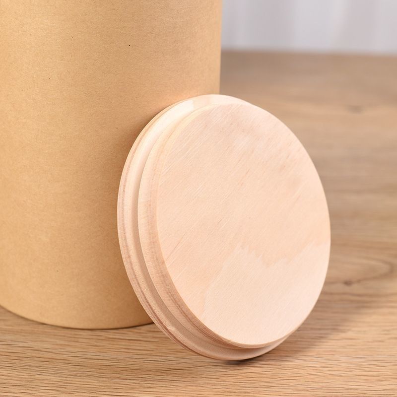 Wodoszczelne Kraft Ręczniki Papierowe Pudełko Kartonowe Papier Cylinder Pojemnik Do Herbaty Kawy
